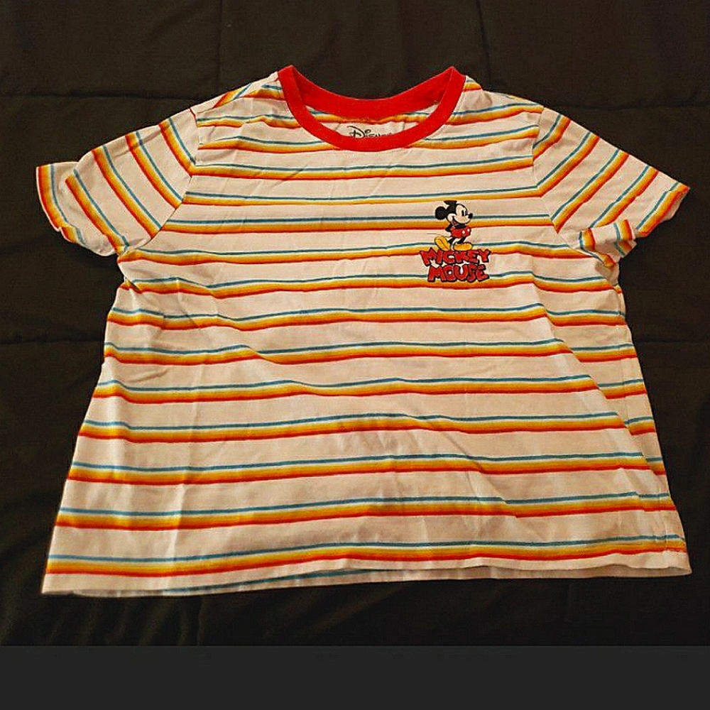 Mickey mouse crop top